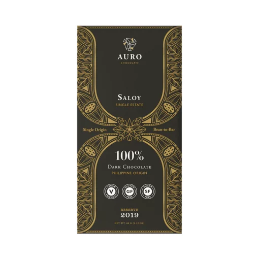 auro saloy 100 chocolate bar