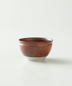 origami matcha bowl red