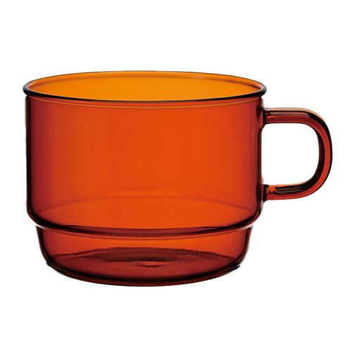 hario stacking color mug amber