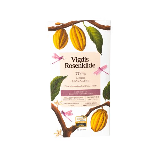 Vigdis Rosenkilde 70% Kiteni Dark Chocolate